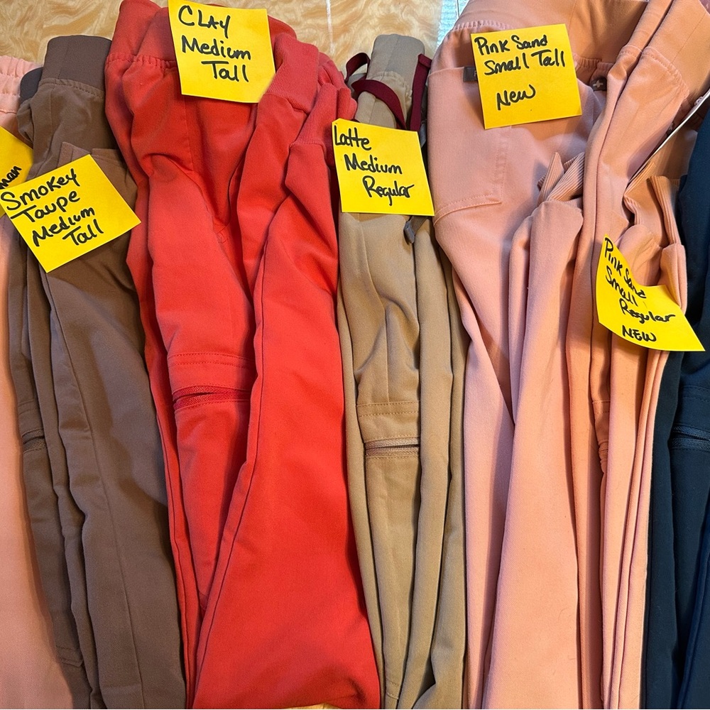 FIGS Quartz Small Tall Pants ONLY SELLING THEM AS A SET TOP AND SHIRT TOGETHER.